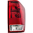 1611386 Passenger Side Halogen Tail Light, With bulb(s), Clear & Red Lens