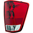1611387 Passenger Side Halogen Tail Light, With bulb(s), Clear & Red Lens