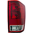 1611387 Passenger Side Halogen Tail Light, With bulb(s), Clear & Red Lens
