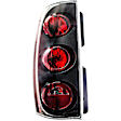 1611396 Driver Side Halogen Tail Light, With bulb(s), Clear & Red Lens