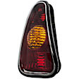 1611420 Driver Side Halogen Tail Light, Without bulb(s), Amber & Red Lens, Hatchback
