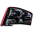 1611436 Driver Side Halogen Tail Light, With bulb(s), Clear & Red Lens