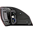 1611529 Passenger Side Halogen Tail Light, With bulb(s), Red Lens