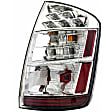 1611581 Passenger Side Halogen Tail Light, With bulb(s), Clear & Red Lens