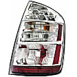 1611581 Passenger Side Halogen Tail Light, With bulb(s), Clear & Red Lens