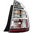 1611581 Passenger Side Halogen Tail Light, With bulb(s), Clear & Red Lens