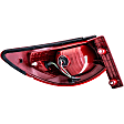 1611593 Passenger Side Halogen Tail Light, With bulb(s), Red Lens