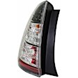 1611600 Driver Side Halogen Tail Light, With bulb(s), Clear & Red Lens