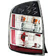 1611600 Driver Side Halogen Tail Light, With bulb(s), Clear & Red Lens