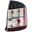 1611601 Passenger Side Halogen Tail Light, With bulb(s), Clear & Red Lens