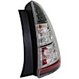 1611601 Passenger Side Halogen Tail Light, With bulb(s), Clear & Red Lens
