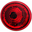 1611614 Driver Side Halogen Tail Light, With bulb(s), Red Lens