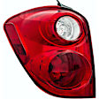 1611616 Driver Side Halogen Tail Light, With bulb(s), Clear & Red Lens
