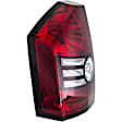 1611620 Driver Side Halogen Tail Light, With bulb(s), Clear & Red Lens