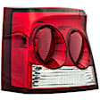 1611624 Driver Side Halogen Tail Light, With bulb(s), Clear & Red Lens
