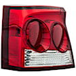 1611625 Passenger Side Halogen Tail Light, With bulb(s), Clear & Red Lens