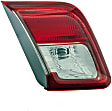 1611662 Driver Side Halogen Tail Light, With bulb(s), Clear & Red Lens