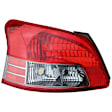 2010 Toyota Yaris - Driver Side Halogen Tail Light, Without bulb(s),  with Sport Package, Clear & Red Lens, Sedan