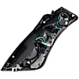 1611684 Driver Side Halogen Tail Light, With bulb(s), Red Lens