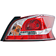 1611712 Passenger Side Halogen Tail Light, With bulb(s), Red Lens, Sedan