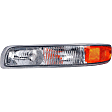 1630064 Front, Driver Side Turn Signal Light, Without bulb(s)