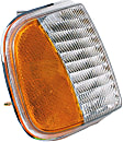 1630261 Front, Passenger Side Turn Signal Light, Without bulb(s)