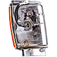 1630675 Front, Passenger Side Turn Signal Light, With bulb(s)