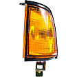 1990 Isuzu Pickup - Front, Driver Side Turn Signal Light, With bulb(s), With Black Trim