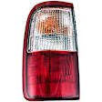 1630900 Driver Side Halogen Tail Light, Without bulb(s), Red Lens