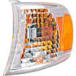 1630912 Front, Driver Side Turn Signal Light, With bulb(s)