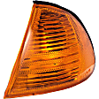2001 BMW 325i - Front, Driver Side Turn Signal Light, With bulb(s),  E46 Body, With Amber Lens, Wagon