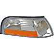 1650249 Front, Passenger Side Turn Signal Light, Without bulb(s)