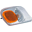 1650730 Front, Driver Side Turn Signal Light, With bulb(s)