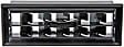 216-5901CD HD Solutions Series Air Vent - Black, Plastic, Direct Fit