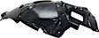 Front, Driver Side Fender Liner, Middle Section, Vacuum Form