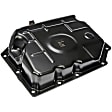 265-818 OE Solutions Series Transmission Pan - Black, Steel, Stock Depth, Direct Fit, Sold Individually
