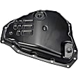 265-842 OE Solutions Series Transmission Pan - Black, Steel, Stock Depth, Direct Fit, Sold Individually