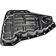 265-843 OE Solutions Series Transmission Pan - Black, Steel, Stock Depth, Direct Fit, Sold individually