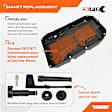 265-887 OE Solutions Series Transmission Pan - Black, Plastic, Stock Depth, Sold individually