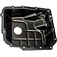 265-898 OE Solutions Series Transmission Pan - Black, Steel, Stock Depth, Sold Individually