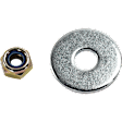 Rear, Driver or Passenger Side Shock, Base Model, With Bushing(s)