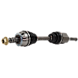 Front, Driver Side Axle Assembly, New