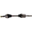 Front, Driver Side Axle Assembly, New