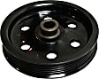 1999 Ford Ranger - Serpentine Power Steering Pump Pulley, Black, Plastic, OE Solutions Series