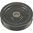 300-004 Series Power Steering Pump Pulley - Black, Plastic, Direct Fit, Sold Individually
