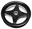 300-010 Series Power Steering Pump Pulley - Black, Metal, Direct Fit, Sold Individually