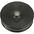 Series Power Steering Pump Pulley - Black, Plastic, Direct Fit, Sold Individually
