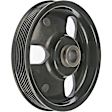 300-100 OE Solutions Series Power Steering Pump Pulley - Black, Metal, Direct Fit, Sold individually