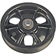 300-101 Series Power Steering Pump Pulley - Black, Plastic, Direct Fit, Sold Individually