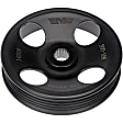 300-108 Series Power Steering Pump Pulley - Black, Steel, Direct Fit, Sold Individually